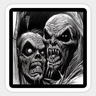 Zombie Fright Night Sticker